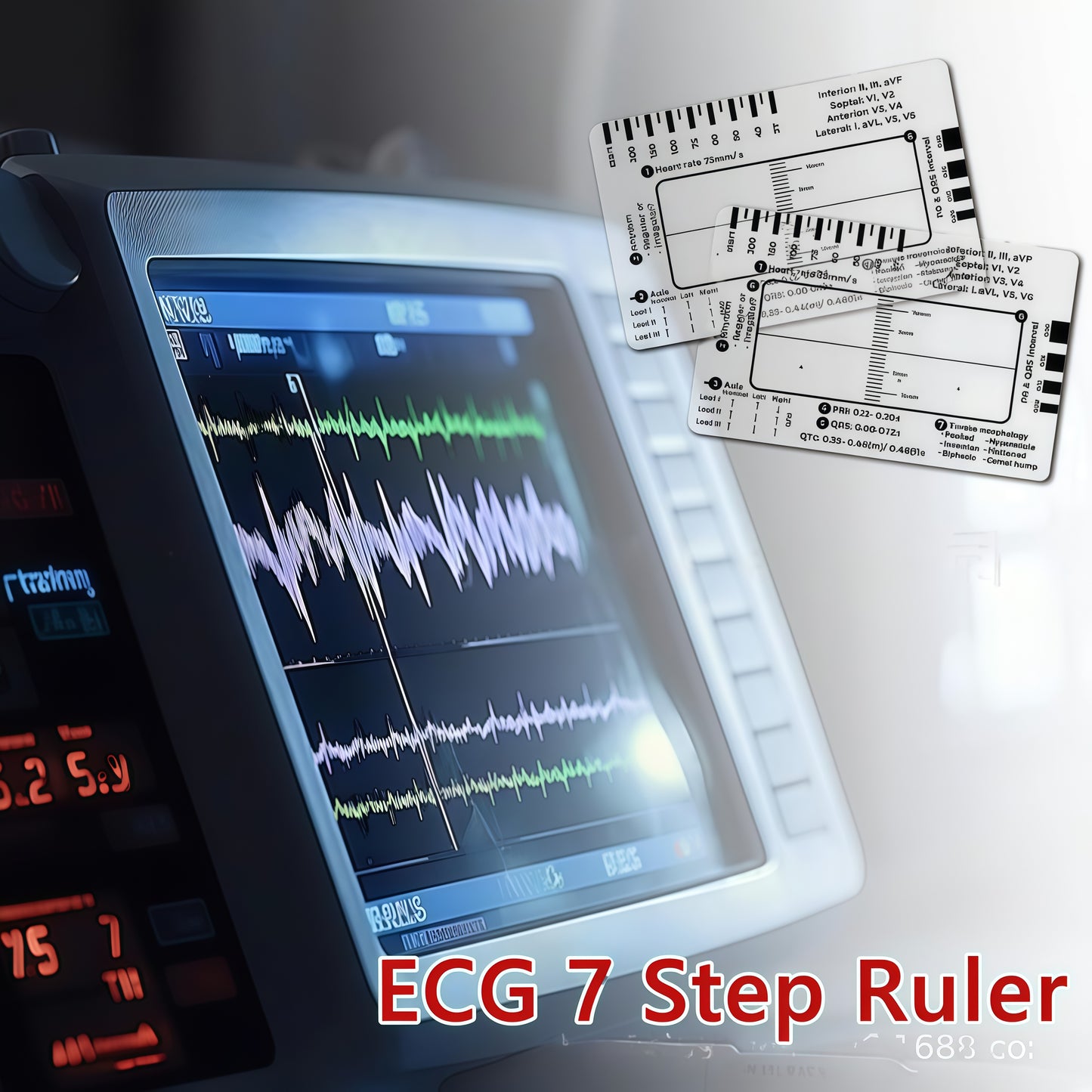 ECG 7 Step Ruler