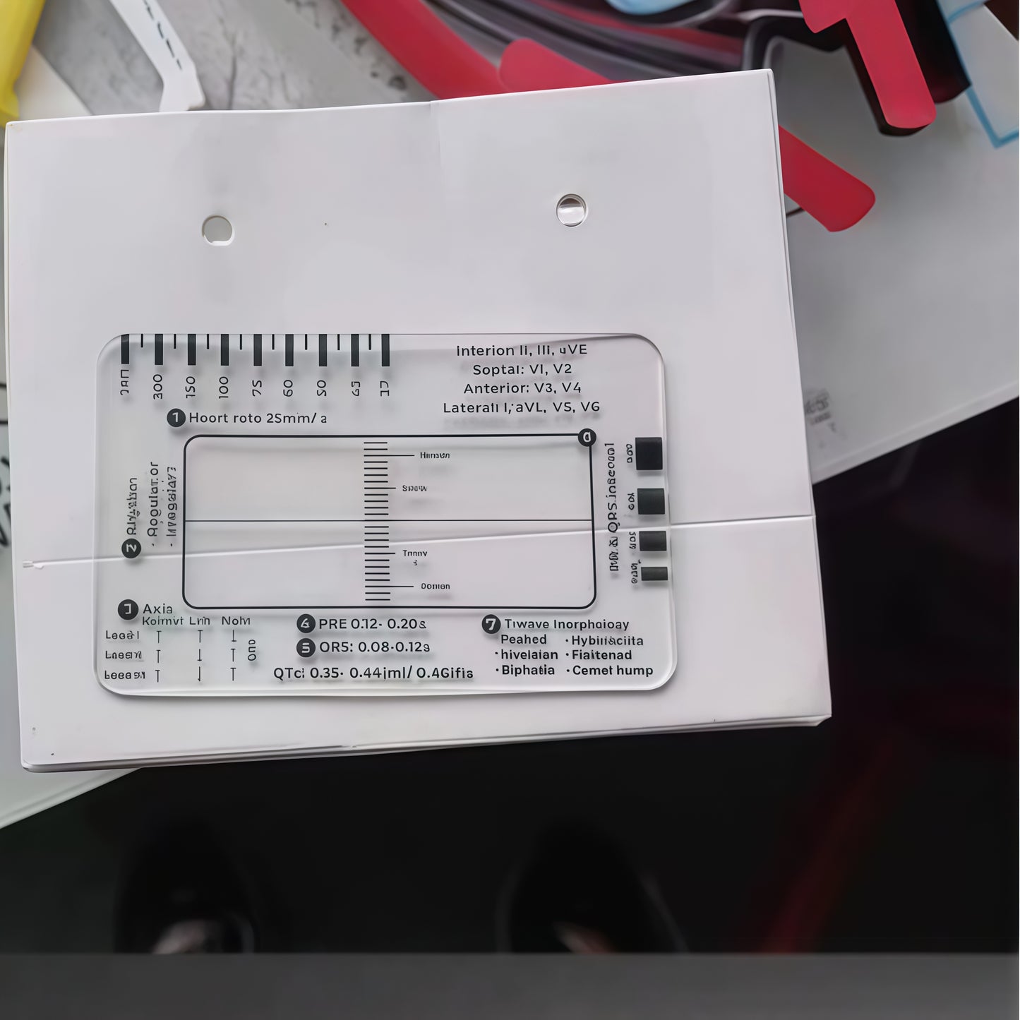 ECG 7 Step Ruler
