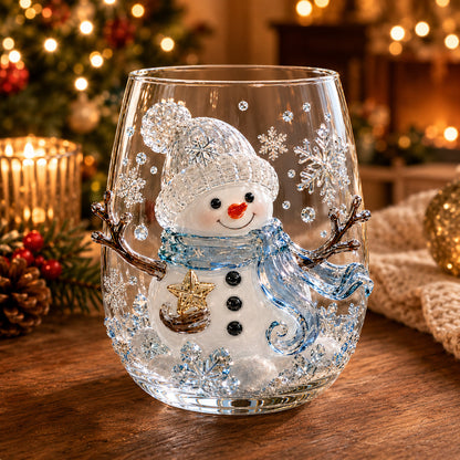 🎅 Magical Christmas 3D Glass Cup Collection
