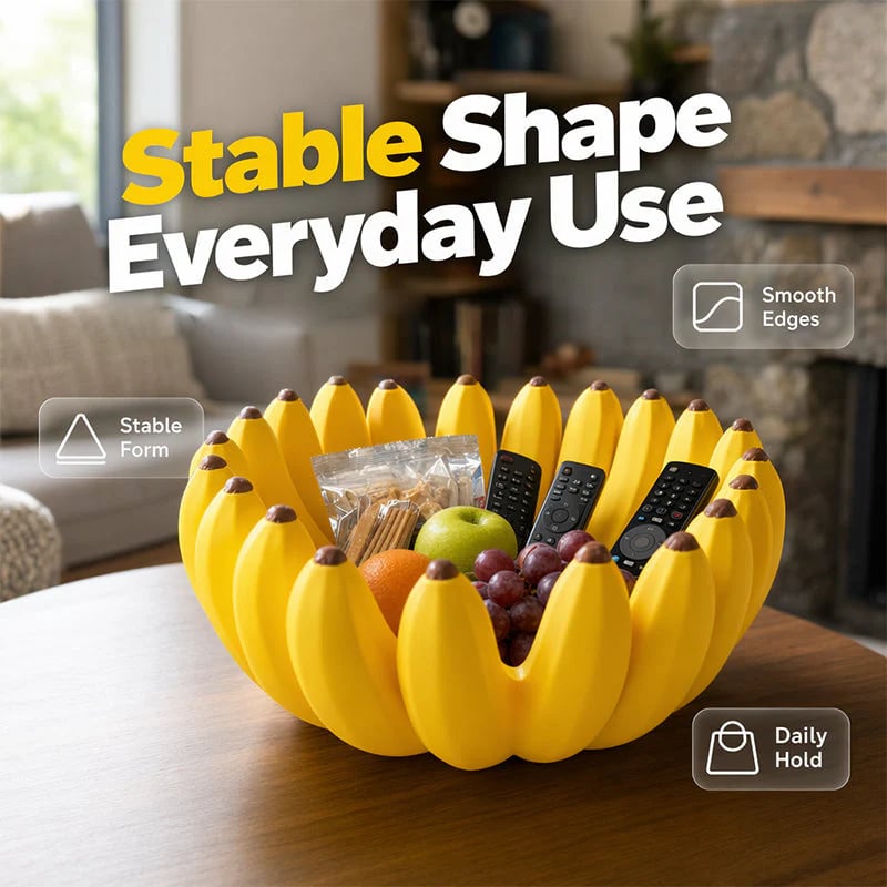 🔥Last Day 49% OFF-🍌Creative Banana-Shaped Fruit Bowl