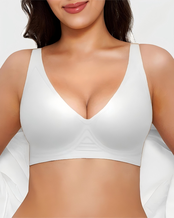 Seamless Deep V Push-Up Wireless Bra