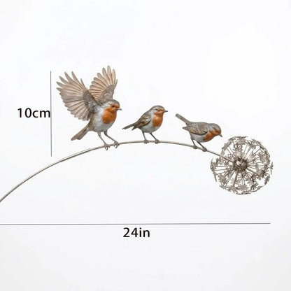 Handcrafted Kinetic Garden Stake
