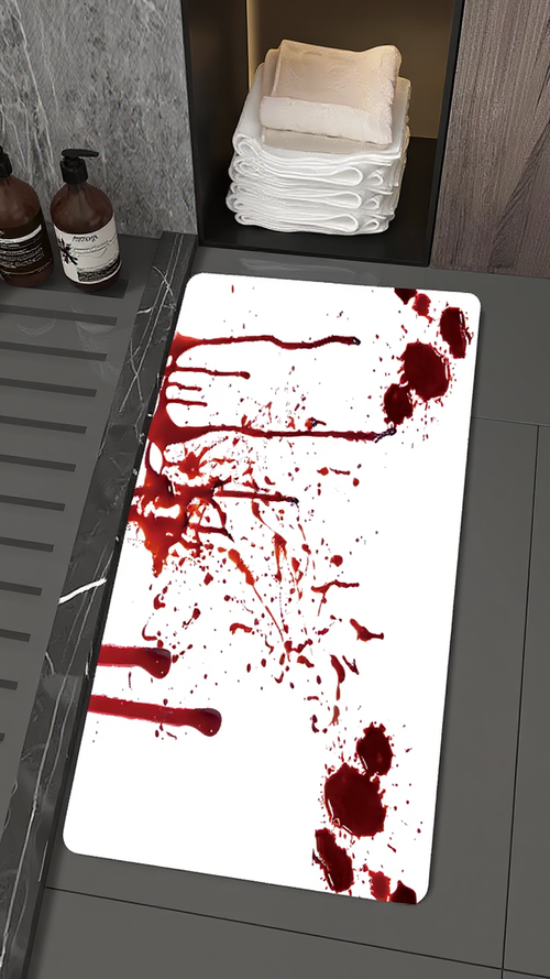 Halloween Water-Changing Carpet Bloody Mat