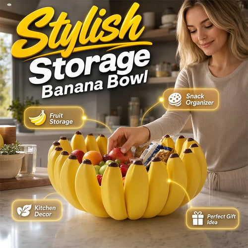 🔥Last Day 49% OFF-🍌Creative Banana-Shaped Fruit Bowl