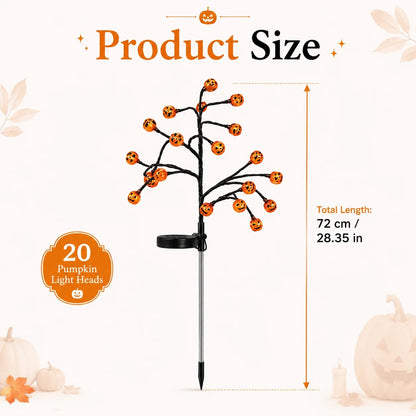 Solar Pumpkin Pathway Lights